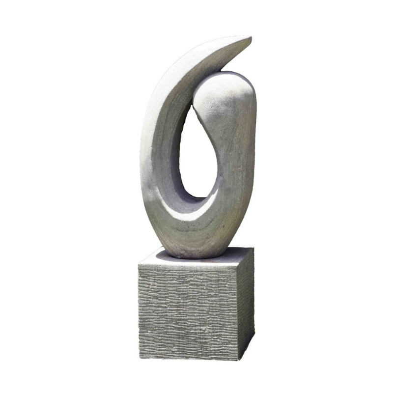 Modern Art Sculpture & Plinth