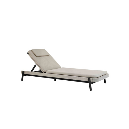 Nero Black Premium Teak Lounger