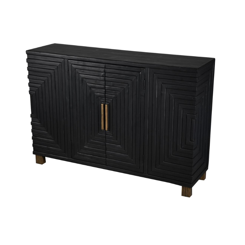 Lennox Black 2 Door Sideboard