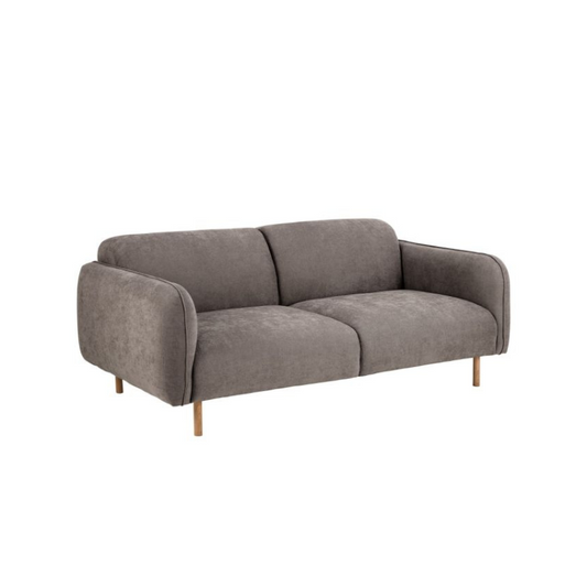 Gray sofa on a white background