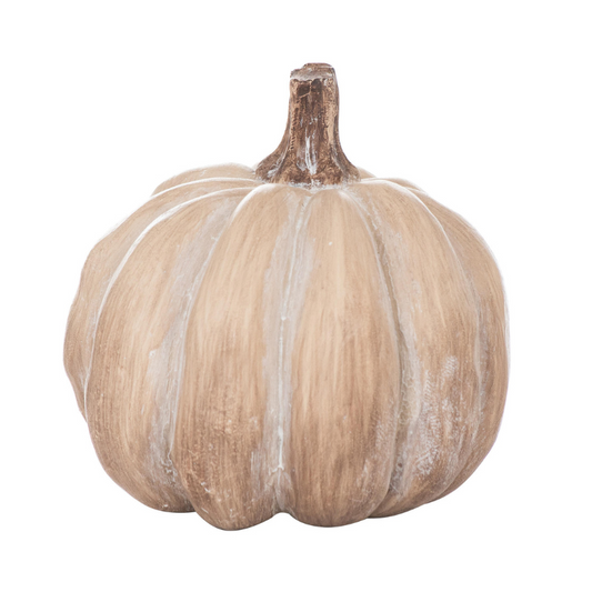 Set Of Six Carved Wood Effect Pumpkins - LuxmeLounge - [vendor_name]