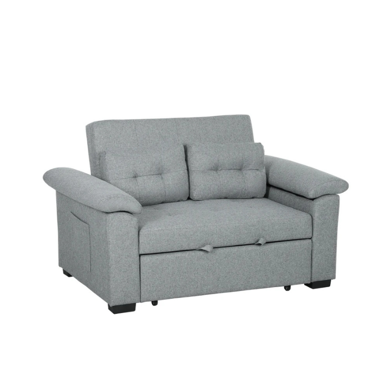 HOMCOM Pull Out Sofa Bed - LuxmeLounge - [vendor_name]