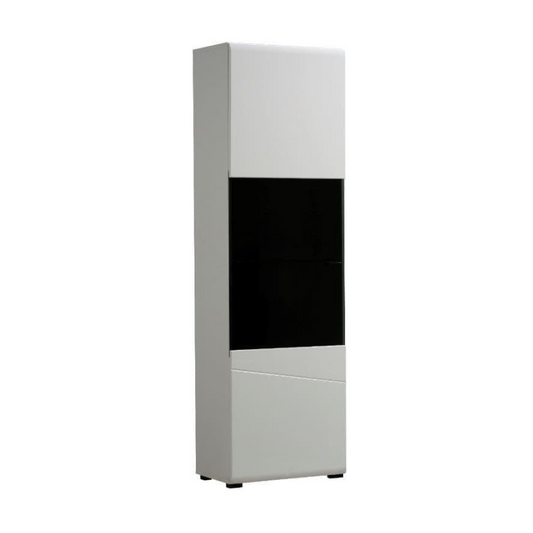 Modena White Tall Display Cabinet - LuxmeLounge - [vendor_name]