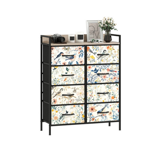 HOMCOM 8-Drawer Chest of Drawers