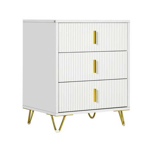 HOMCOM Elegant Chest of Three Drawers