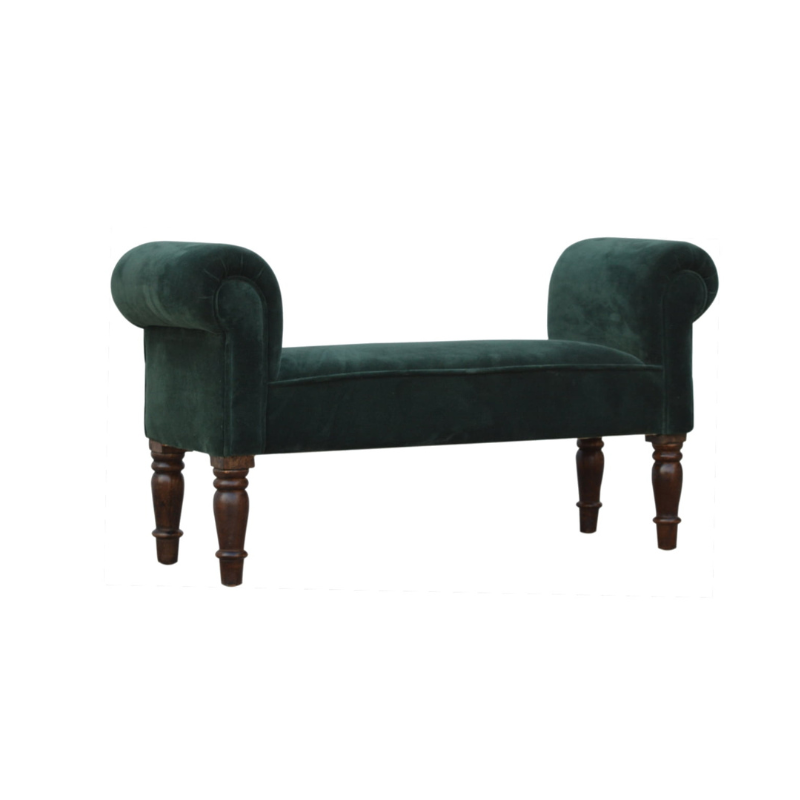 Velvet Hallway - Bedroom Bench