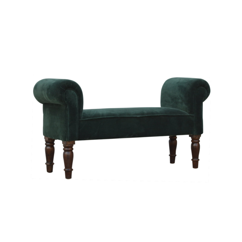 Velvet Hallway - Bedroom Bench