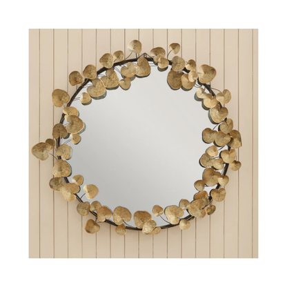 Voyage Maison Kora Round Mirror in Antique Gold - LuxmeLounge - [vendor_name]