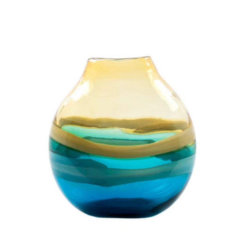 Voyage Maison Balin Hand-Blown Vase Aqua - LuxmeLounge - [vendor_name]