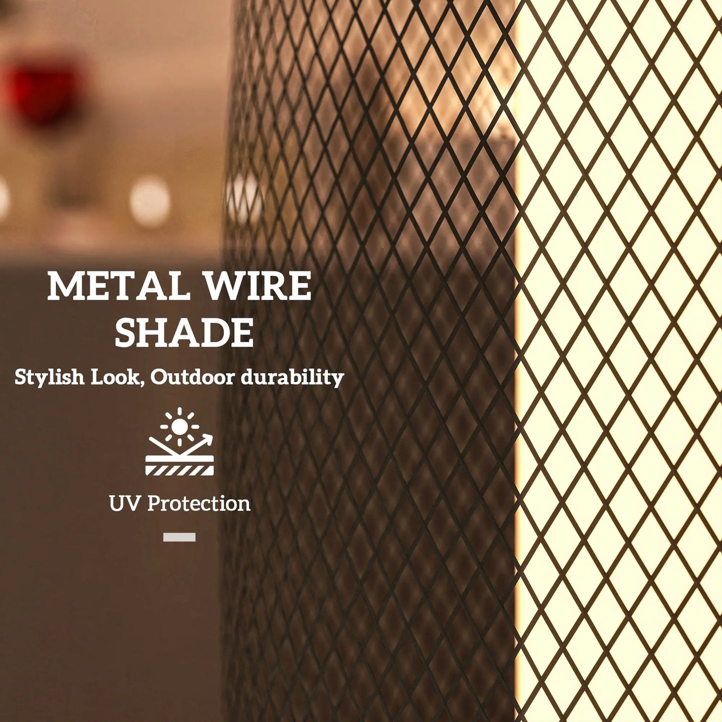 Outsunny Garden Solar Lamp