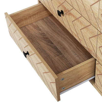 HOMCOM Bedroom Chest of Drawers, 6 Drawer Dresser