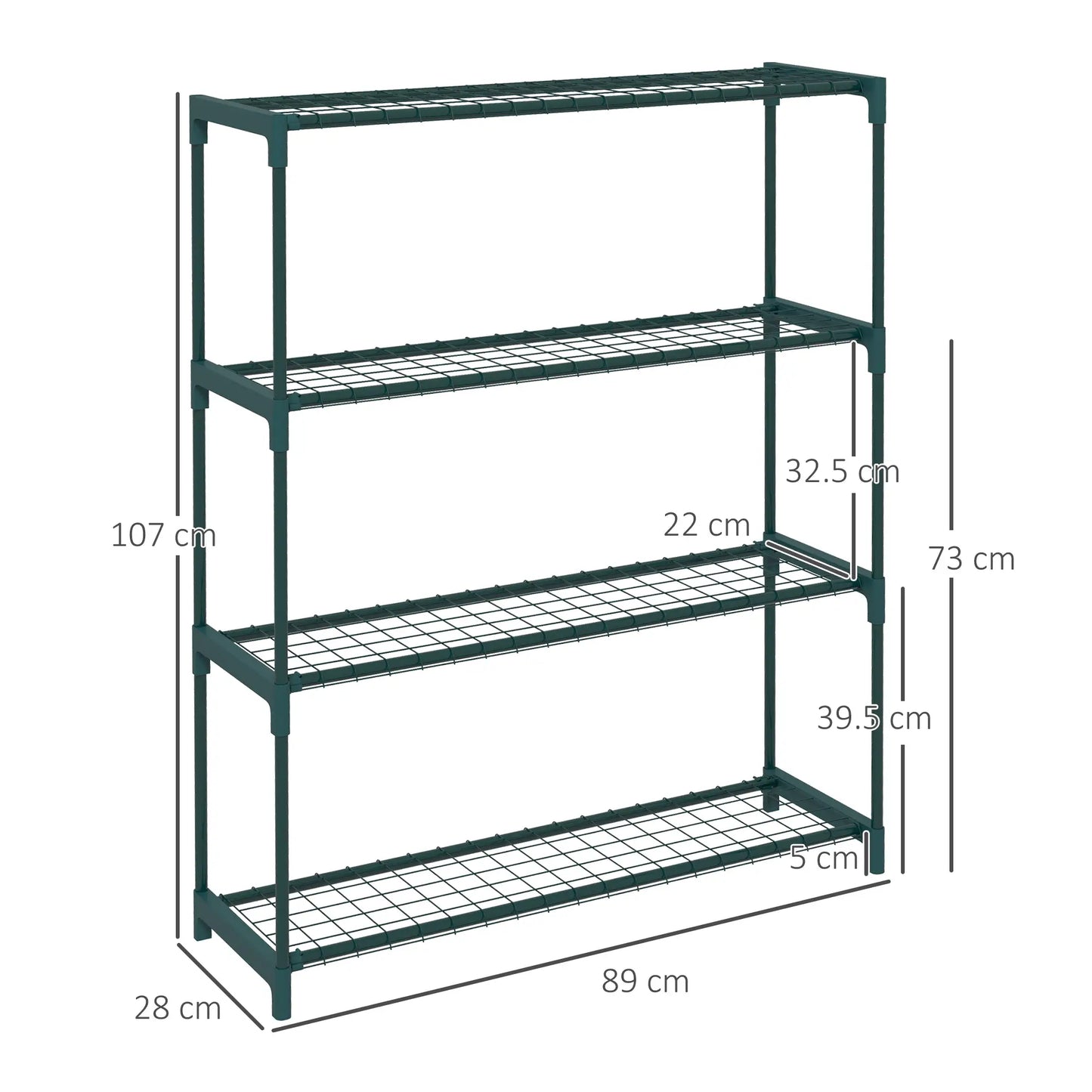 Outsunny Modern Plant Stand