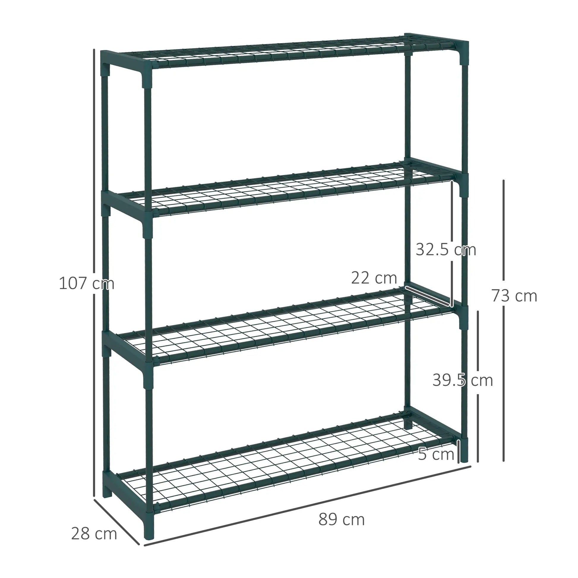 Outsunny Modern Plant Stand
