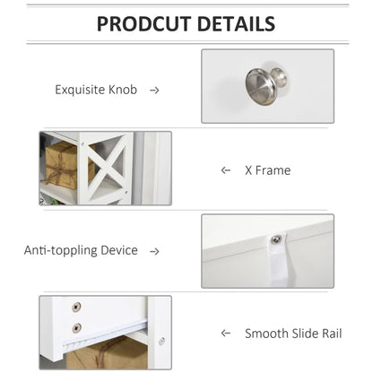 HOMCOM Console Table