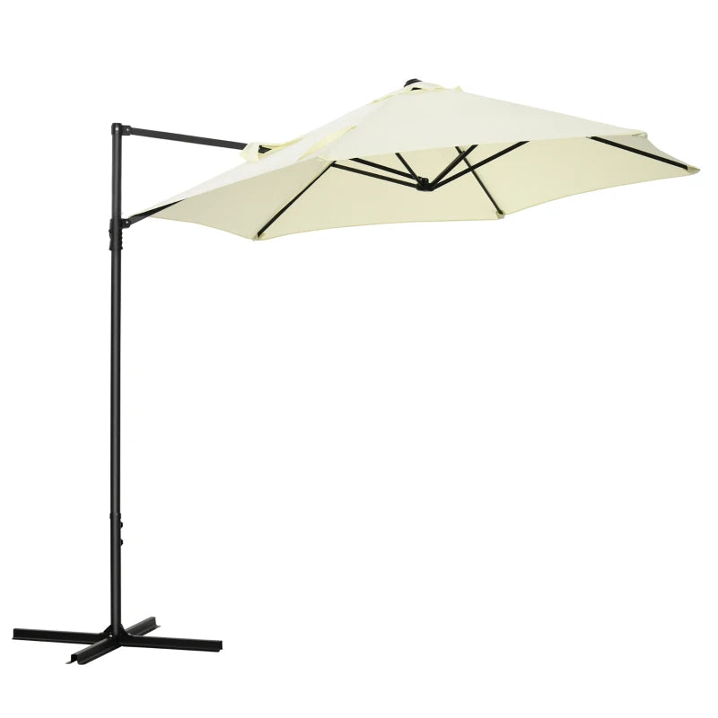 Outsunny 2.5m Rotating Cantilever Parasol - LuxmeLounge - [vendor_name]