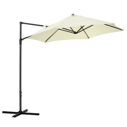 Outsunny 2.5m Rotating Cantilever Parasol - LuxmeLounge - [vendor_name]
