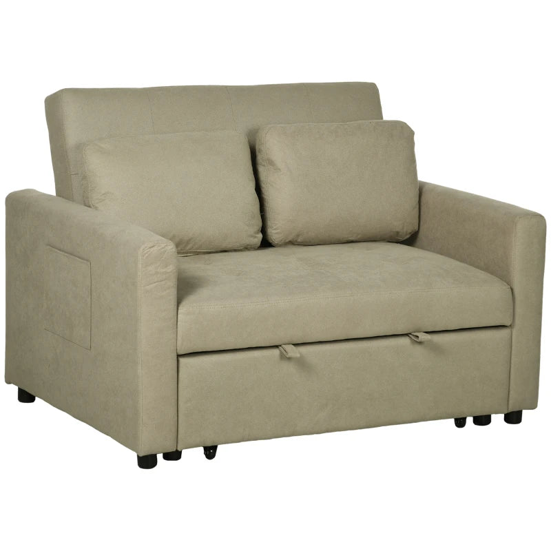 HOMCOM Loveseat Sofa Bed - LuxmeLounge - [vendor_name]