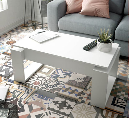 Luna White Coffee Table