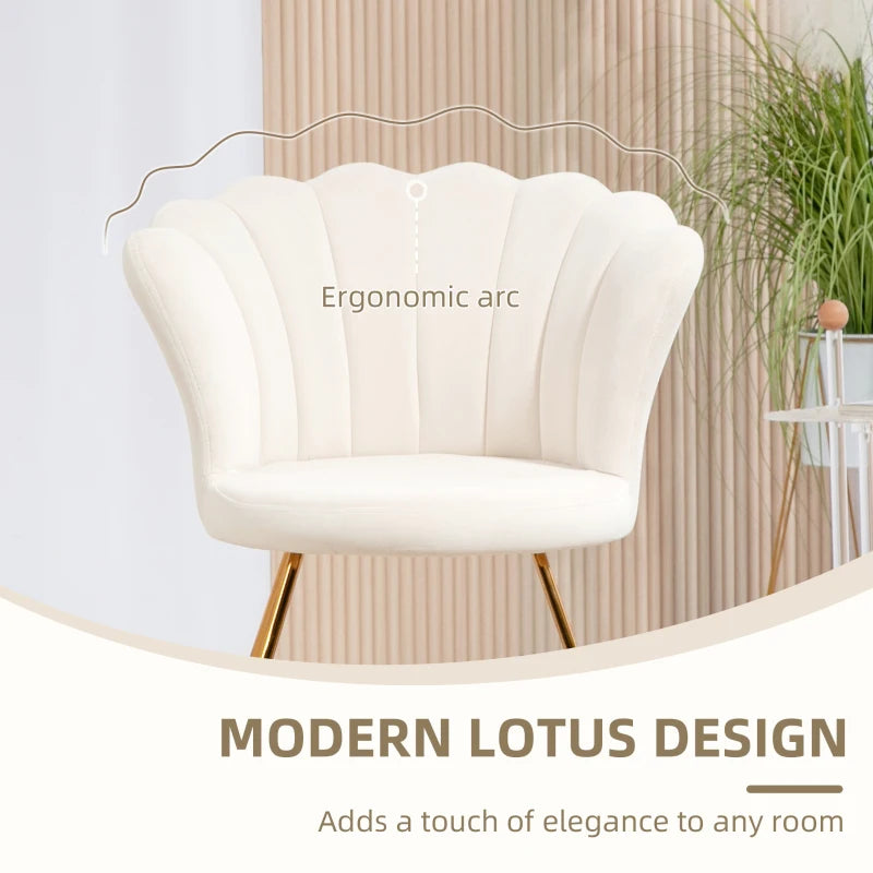 White modern chair with ergonomic arc design in a room setting.