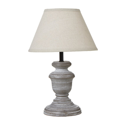 Belluno Urn Table Lamp With Linen Shade - LuxmeLounge