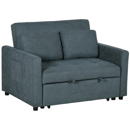 HOMCOM Loveseat Sofa Bed - LuxmeLounge - [vendor_name]