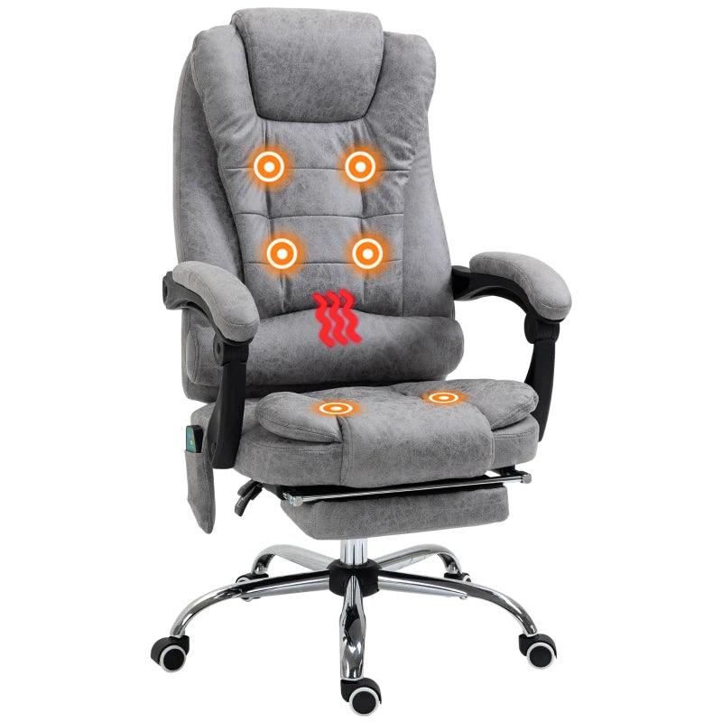 Vinsetto Office Chair with 6 Point Massage and Back Heat - LuxmeLounge - [vendor_name]