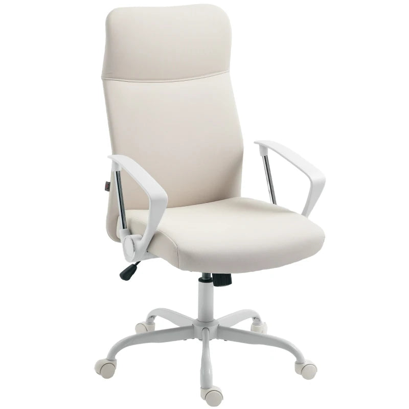 HOMCOM Fabric High Back Office Chair - LuxmeLounge - [vendor_name]