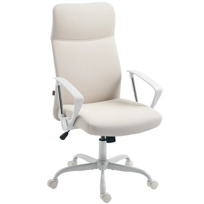 HOMCOM Fabric High Back Office Chair - LuxmeLounge - [vendor_name]