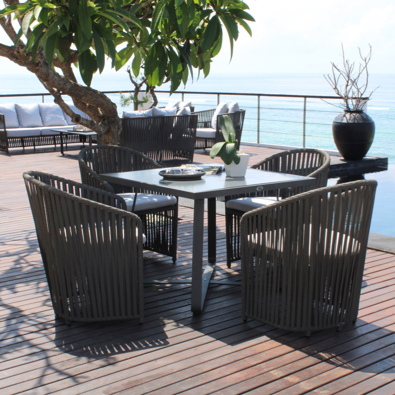 Skyline Design Milano & Horizon 4 - Seat Dining Set