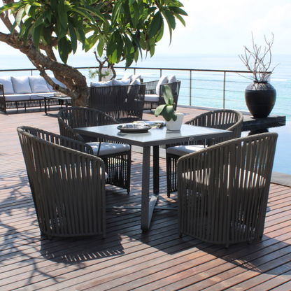 Skyline Design Milano & Horizon 4 - Seat Dining Set