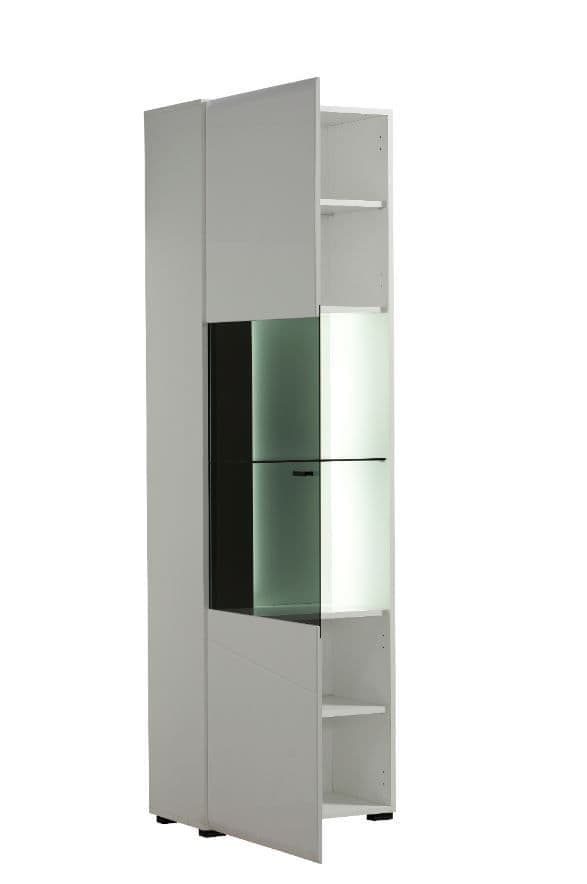 Modena White Tall Display Cabinet - LuxmeLounge - [vendor_name]