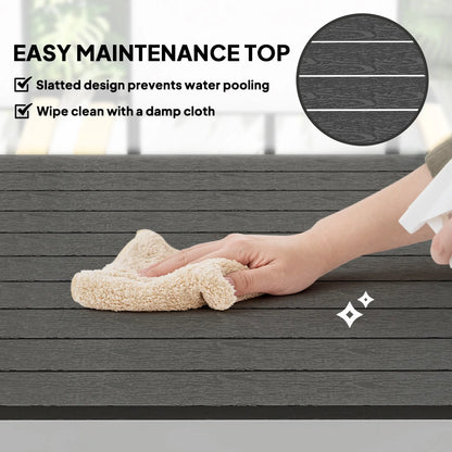 Outsunny Garden Table for 4-6