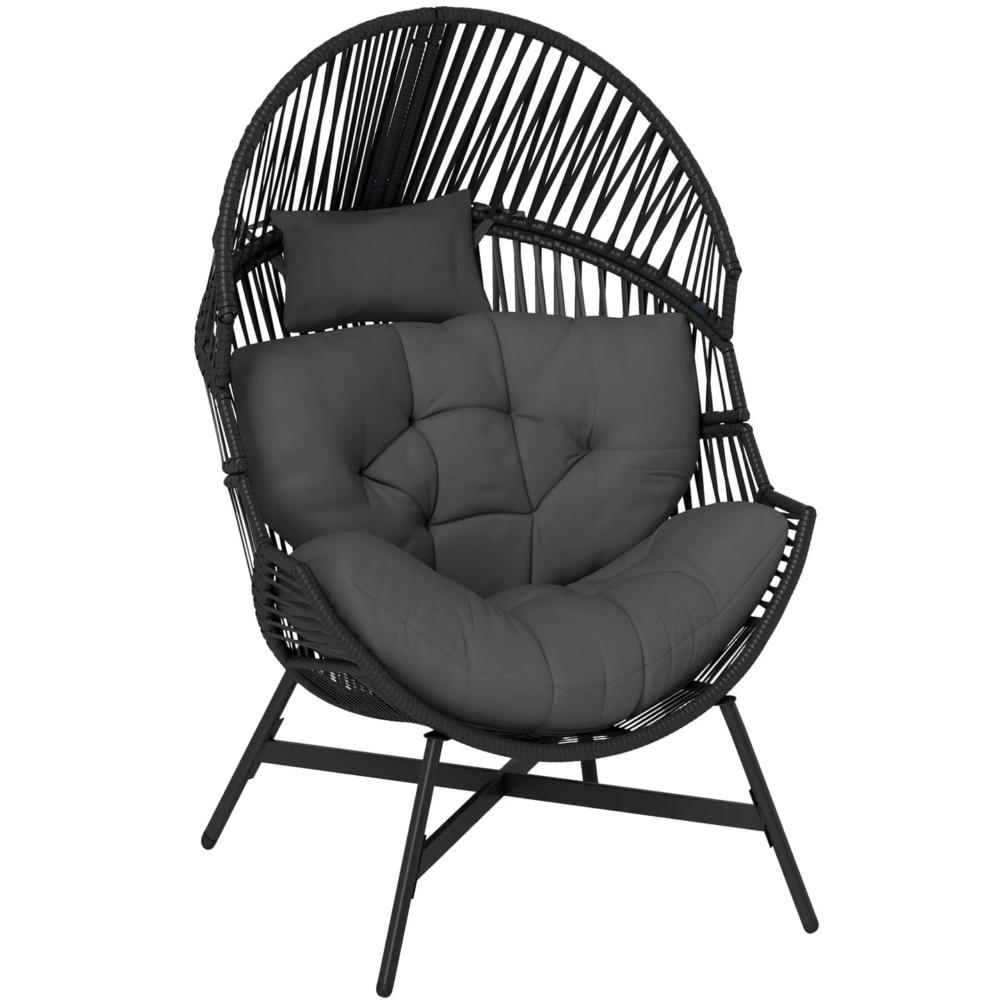 Outsunny Rattan Egg Chair